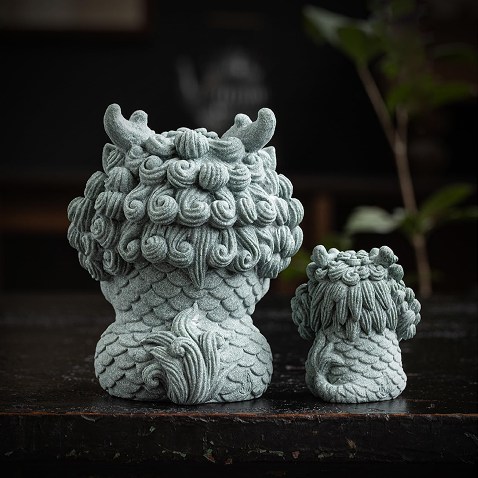 魔よけ　壁掛け　面 Amazon.co.jp: 石敢當 置き物 魔除けの石 部屋装飾品 玄関 風水